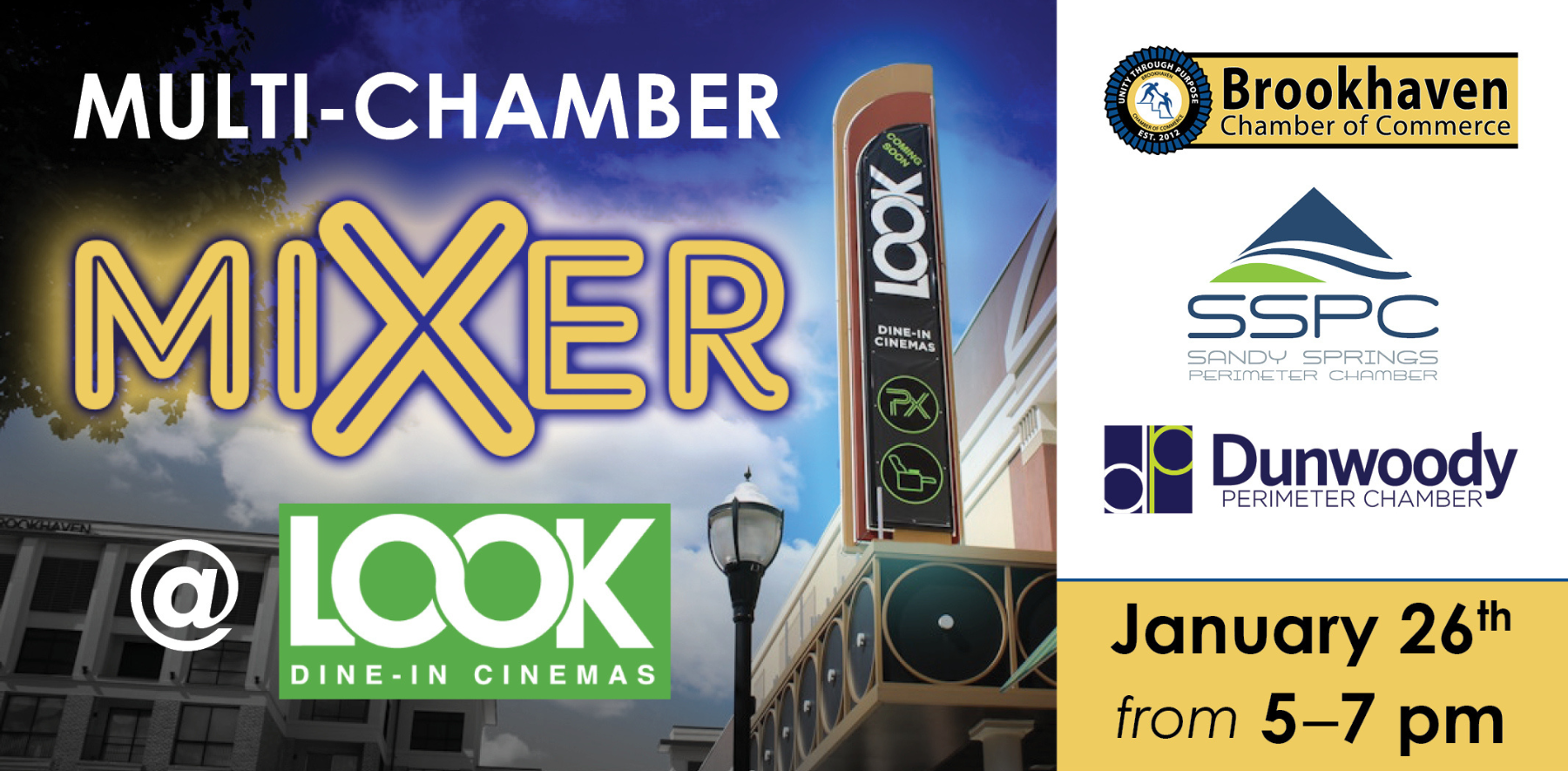Multi-Chamber MIXER at Look Dine-in Cinemas (January 26)