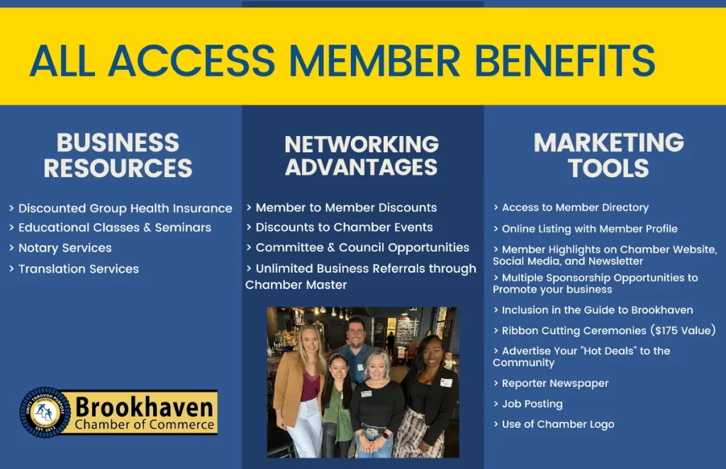 Brookhaven Chamber ALL ACCESS MEMBER BENEFITS